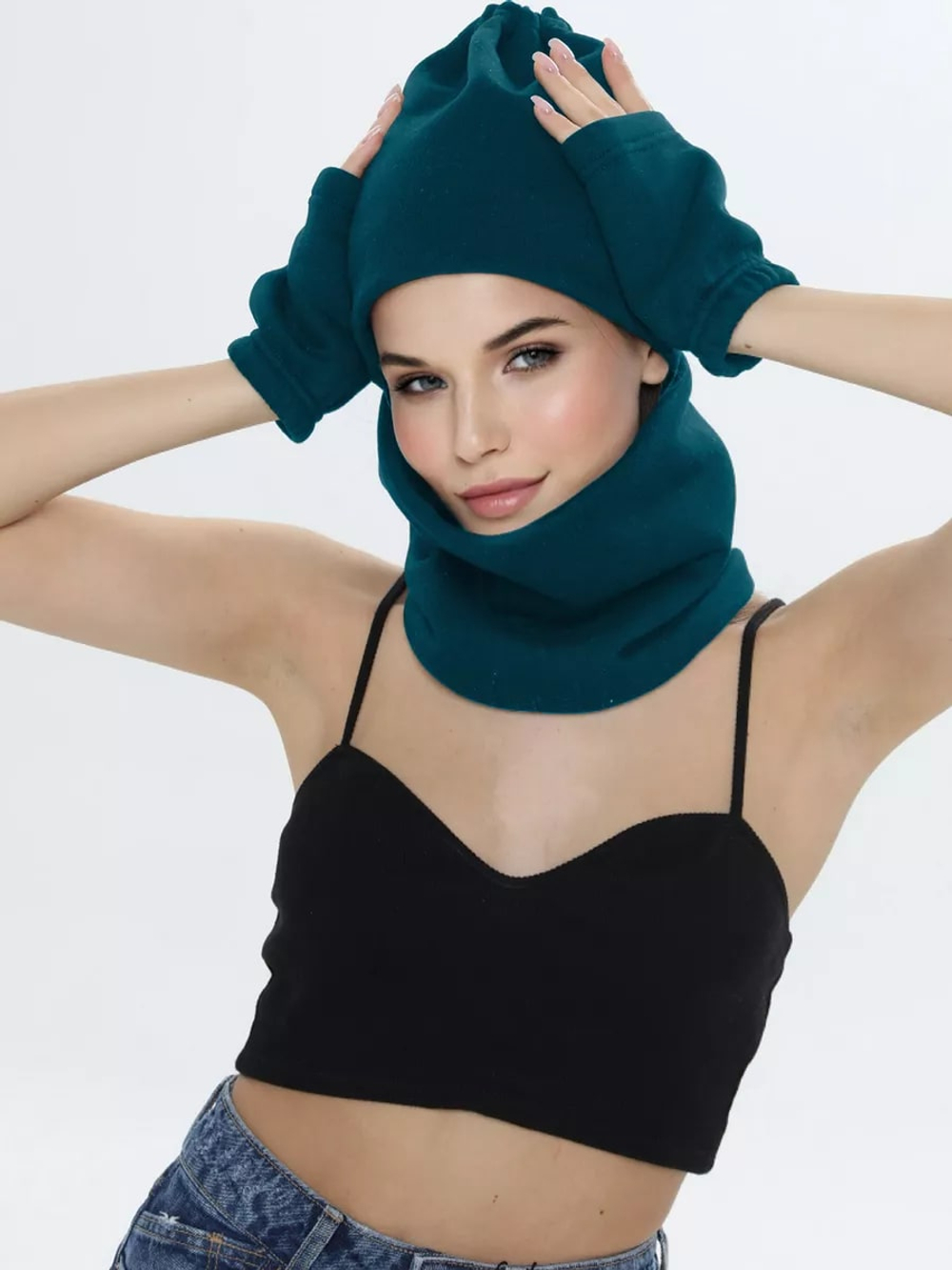 Снуд унисекс из футера с начесом