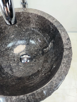 Раковина напольная из мрамора Pedestal Grey Marmo MN-65925 40х40х90 из натурального камня