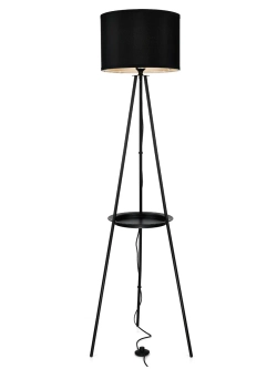 Напольный торшер с полкой