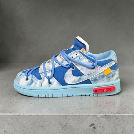 Nike SB Dunk Low х Off-White • Medium Blue