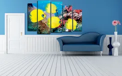 Модульная картина"Веерные Горгонарии"