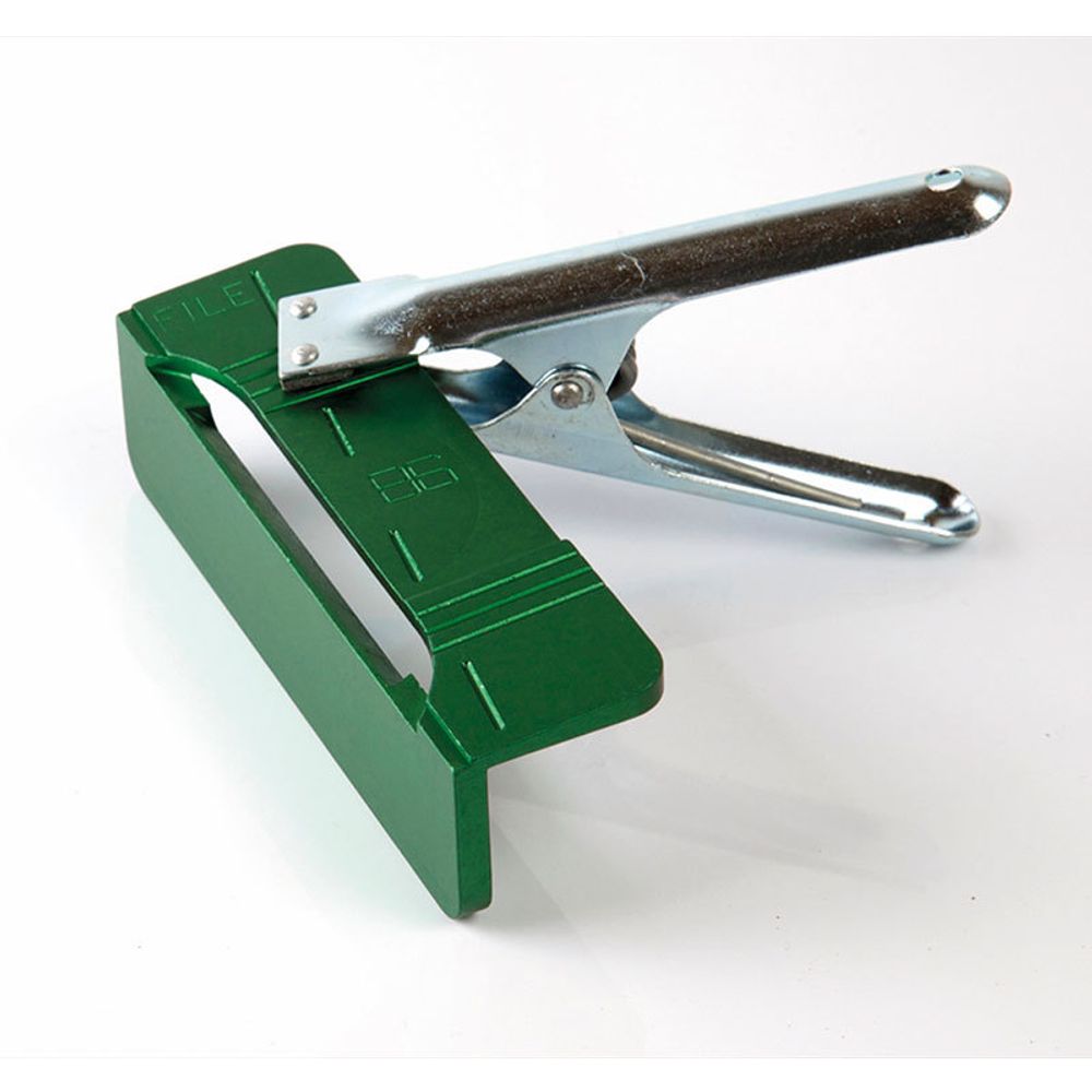 Направляющий уголок Tyrol File Holder With Clamp - 86* Green (403/R/86)