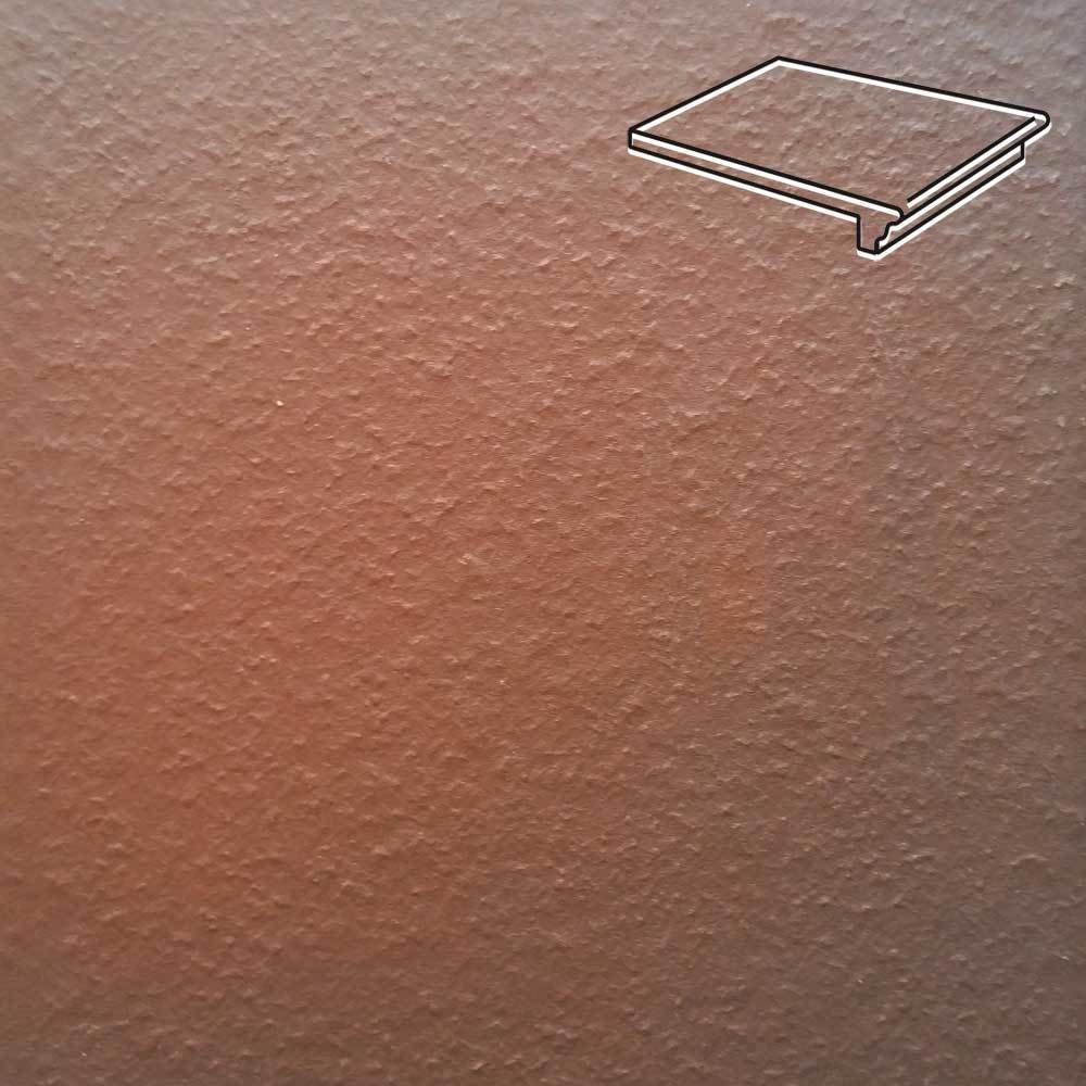 Paradyz Cloud Brown Duro - Ступень простая с капиносом структурная 330x300x11