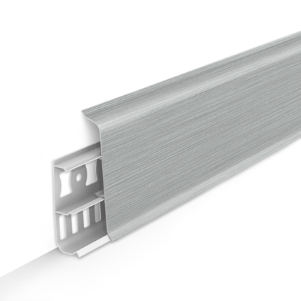 ПЛИНТУС ДЕКОНИКА 70мм 2.2м 186 Алюминий