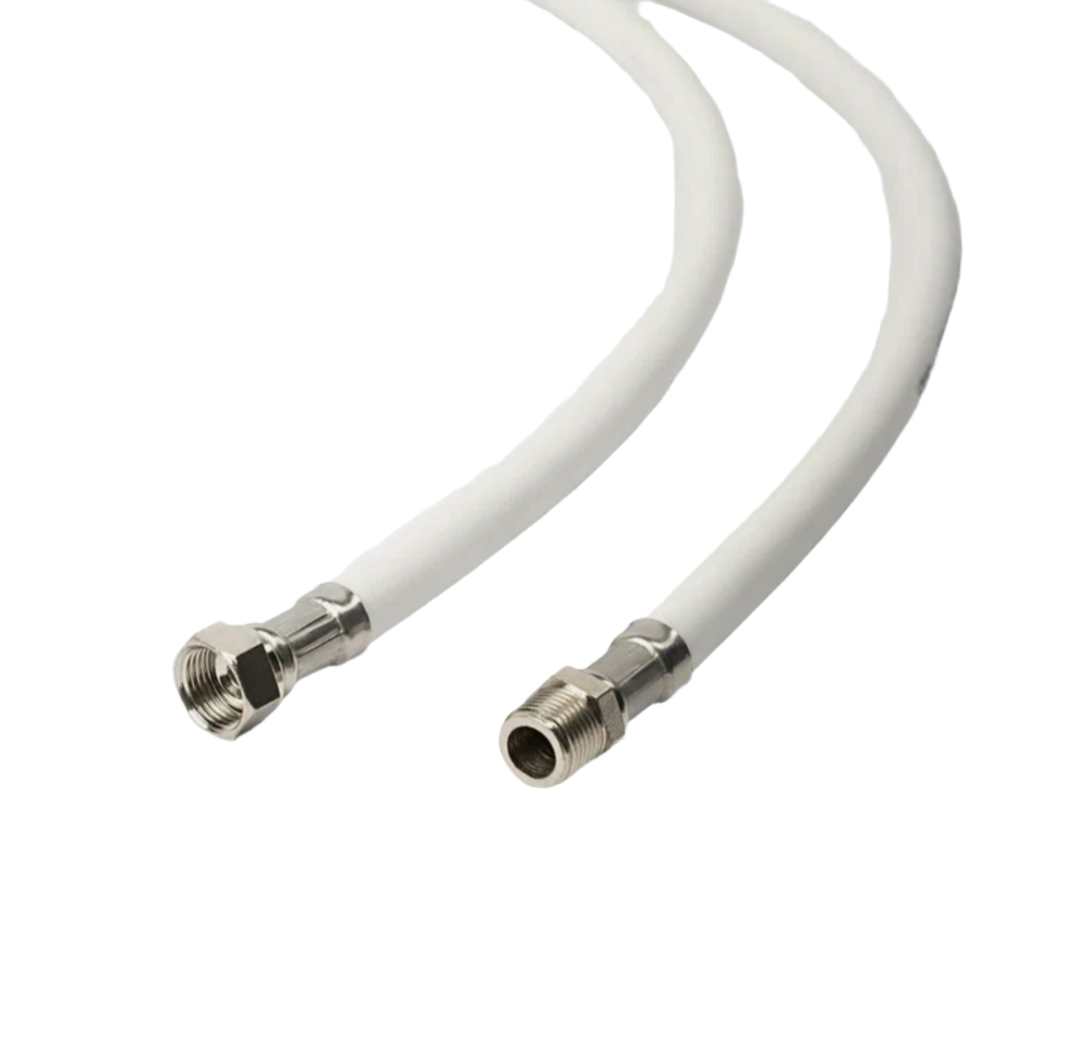 Подводка ПВХ д/газа 1/2" вн./нар. 3,0 м белый