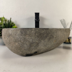 Раковина из речного камня RS-65492 46*42*15 0856