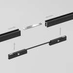 Гибкий коннектор Elektrostandard Mini Magnetic 85173/00 черный