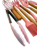 Набор кухонных принадлежностей из 13 предметов, с подставкой