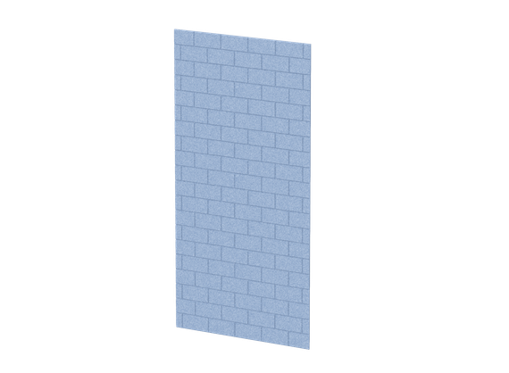 Стеновая паель с рустом "Кирпич" 120х1,2х240