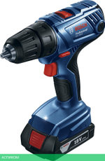Дрель-шуруповерт Bosch GSR 180-LI Professional с 2-мя АКБ, кейс (06019F8109)