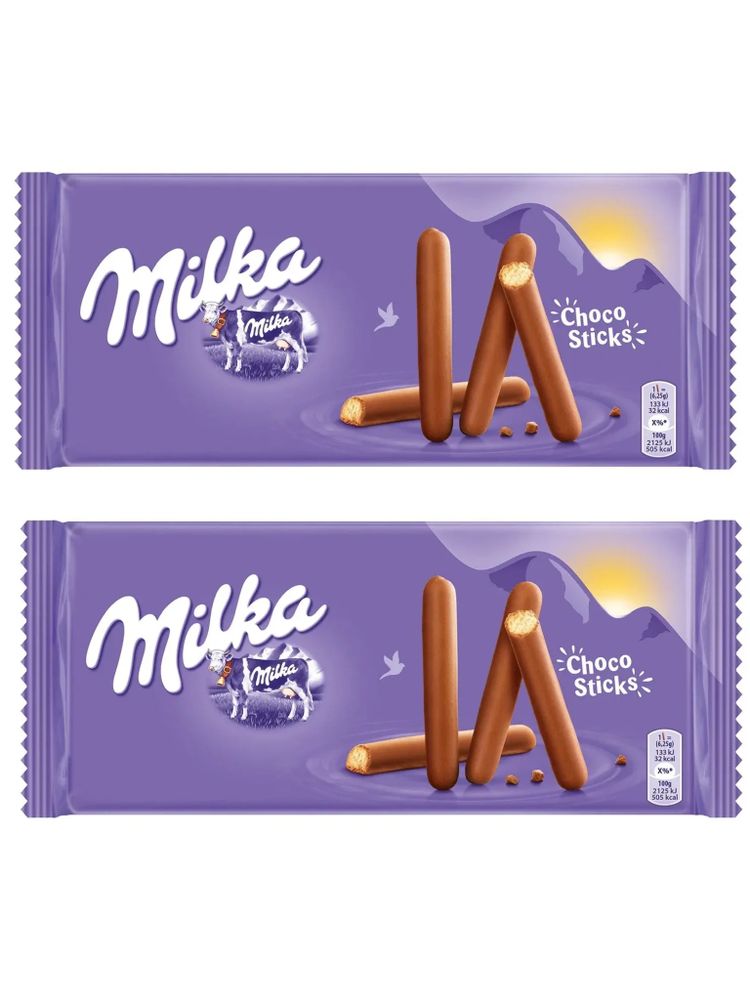 Печенье Milka Choco Sticks 112 г x 2 шт