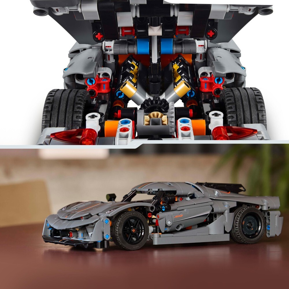 LEGO Technic - Серый гиперкар Koenigsegg Jesko Absolut 42173 / артикул   42173  / GTIN 5702017584072