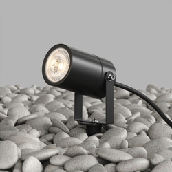 DK9800-BK Грунтовый светильник MOSS, IP65, GU10 LED, до 15 Вт, черный, алюминий