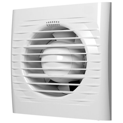 Вентилятор вытяжной настен, Эра, d100 мм, 14 Вт, 97 м3/ч, обр.клап, Optima 4C