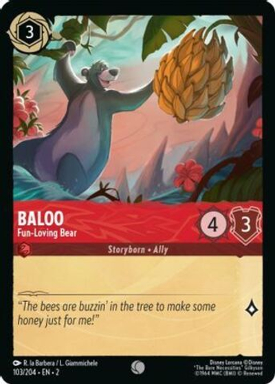 Baloo (Fun-Loving Bear) - 103/204 - Обычная