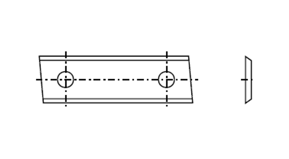 HM нож сменный TIGRA 50x12x1,5x T04F-CR RH