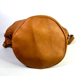 Женская большая плетеная сумка цвета whisky