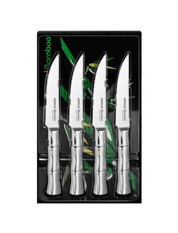 Набор из 4 ножей для стейка Samura Bamboo SBA-0031S