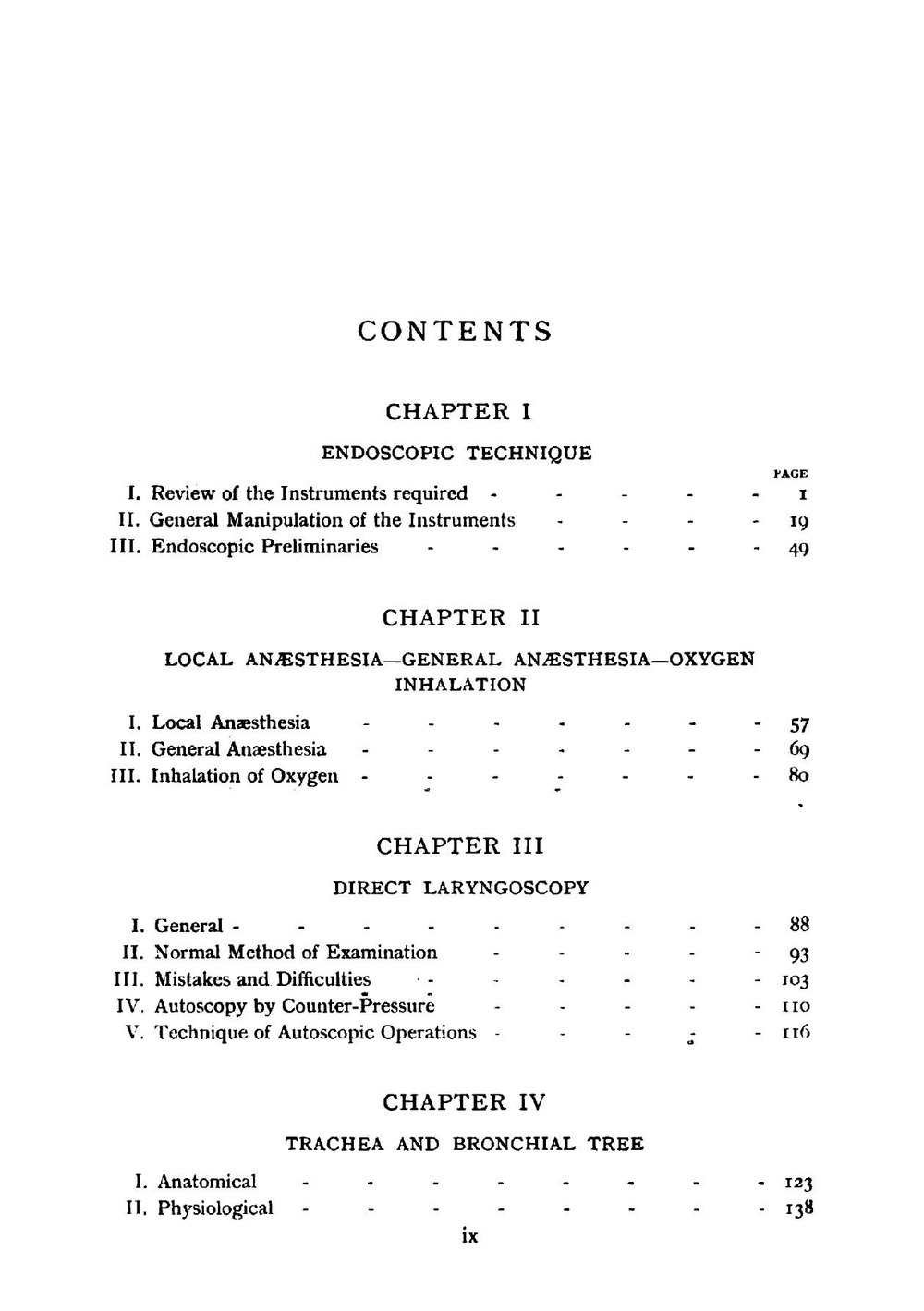 Direct laryngoscopy, bronchoscopy, and oesophagoscopy | Wilhelm Brünings