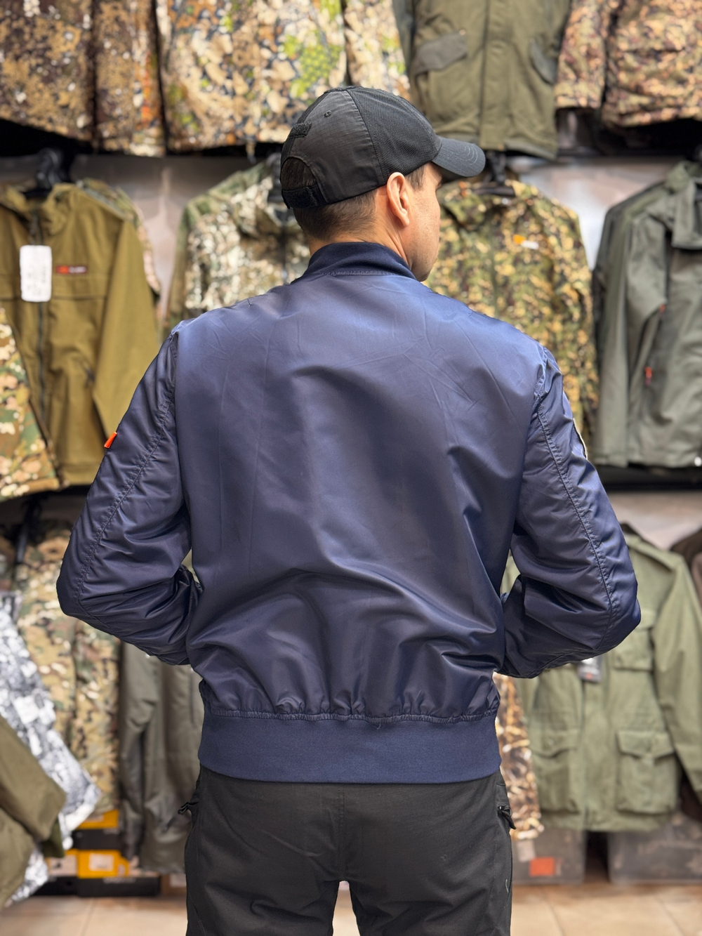 Куртка бомбер Corbona синий Лето