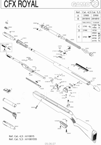 Пневматическая винтовка Gamo CFX Royal