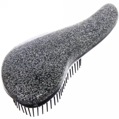 Расческа массажная компактная «Marlene», в пластиковой коробке, цвет серебро, 15см