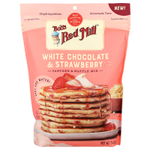 Bob's Red Mill, смесь для выпекания блинов и вафель с белым шоколадом и клубникой, 567 г (20 унций)
