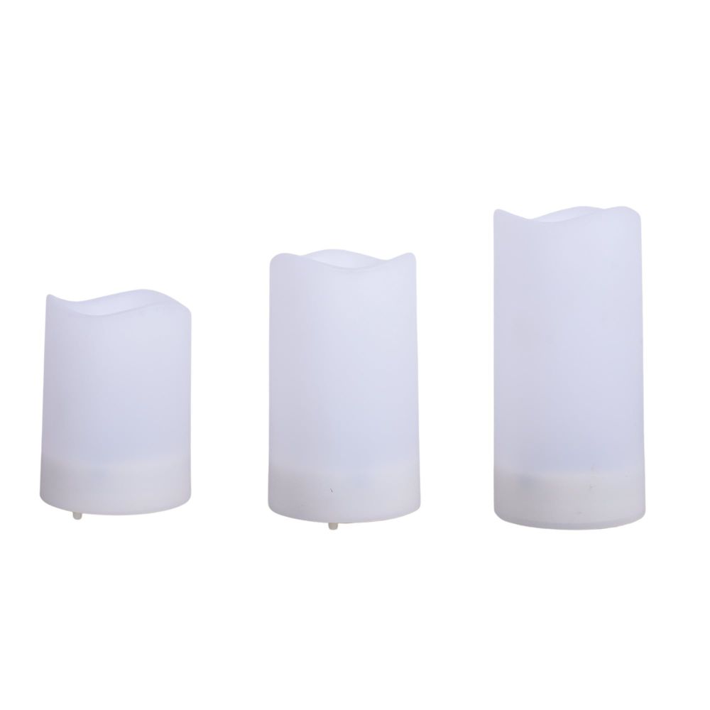 USL-S-816-PT150 CANDLE SET3 Садовый светильник на солнечной батарее Свеча. в наборе из 3 штук. 1 светодиод. Теплый белый свет. 1xАА Ni-Mh аккумулятор в-к. IP44. TM Uniel