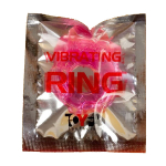 Толстое розовое эрекционное кольцо 2см с вибратором ToyFa Basic 818034-3