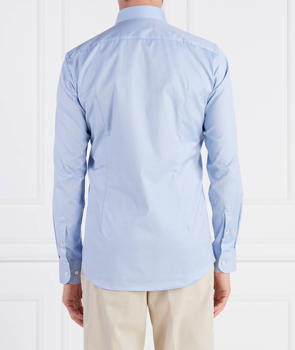 Рубашка H-HANK spread C1 BOSS BLACK - голубой(50491976)