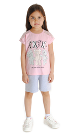 Шорты трикотажные для девочки 2-8 лет Fleur de Vie