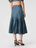 Юбка миди из шелка OLA OLA