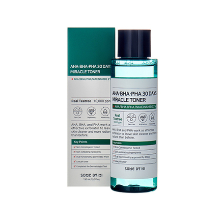 SOME BY MI AHA·BHA·PHA 30 DAYS MIRACLE TONER Тонер для лица с кислотами 150мл