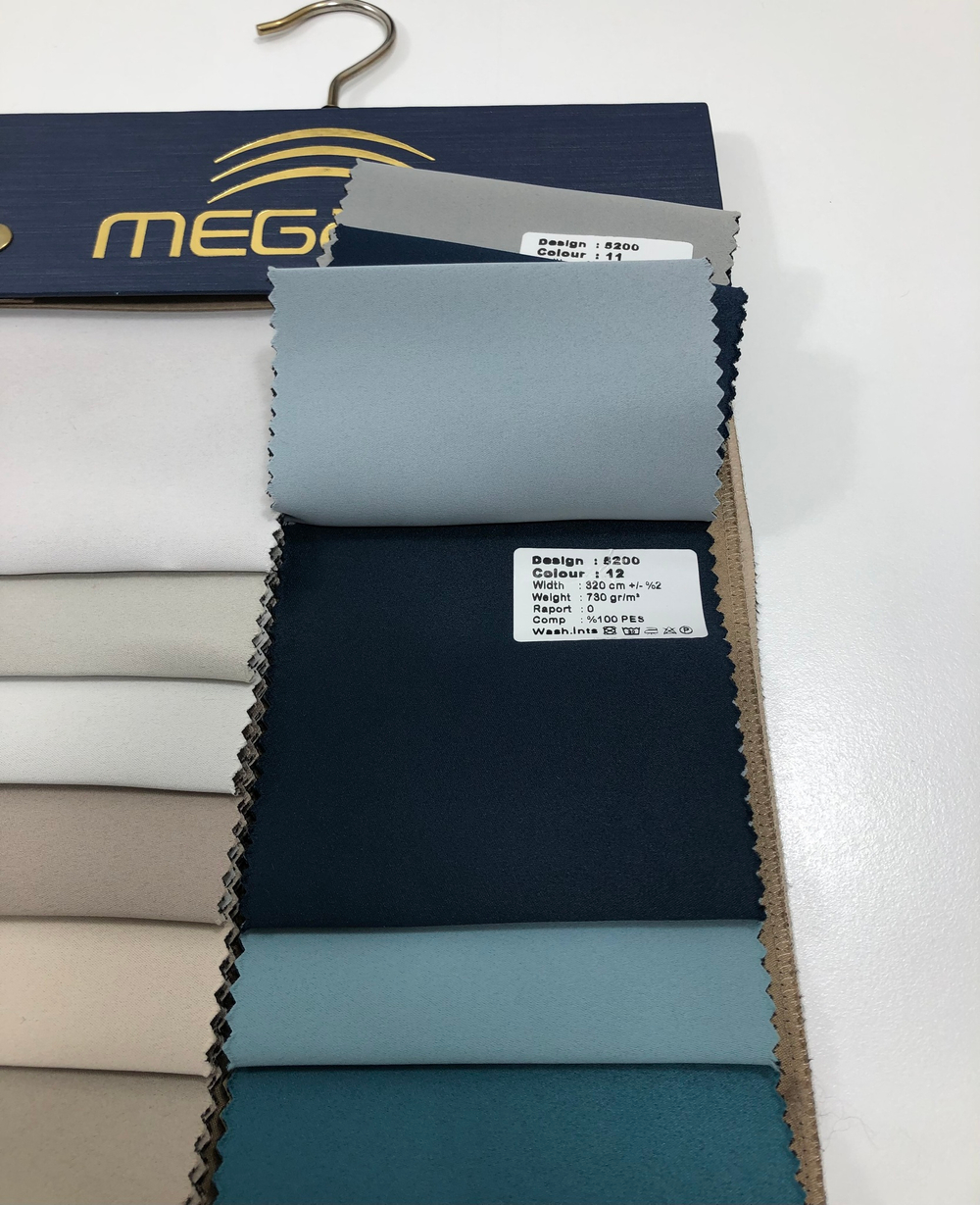 Портьерная ткань двусторонний dimout Megara арт. 5200 (высота 320 см, Турция)