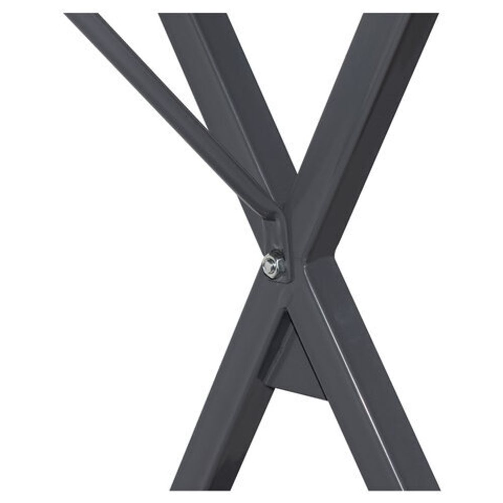 Стол на металлокаркасе BRABIX "LOFT CD-007", 800х500х840 мм, органайзер, комбинированный, 641227