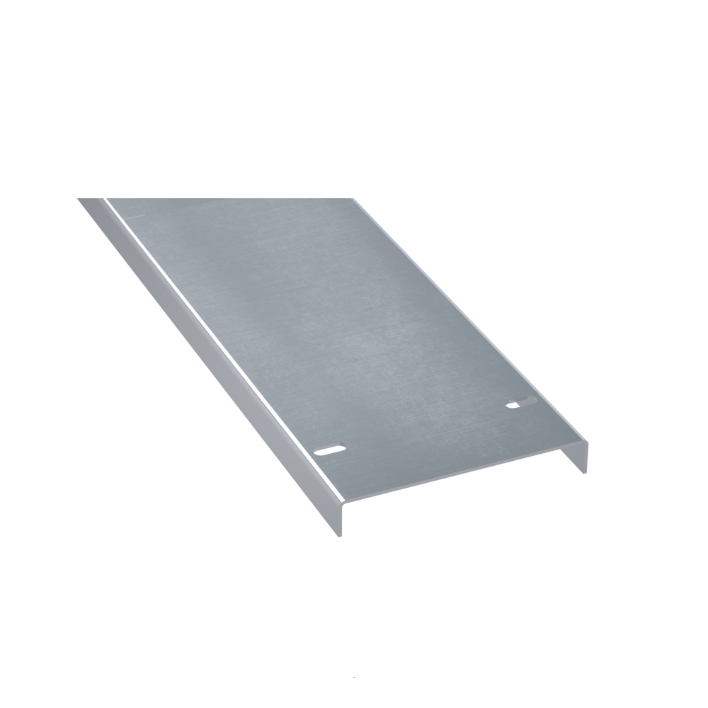 Крышка для лестничного лотка 400, L 3 м, толщ. 2 мм, алюминий