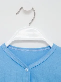 Боди детское, цвет голубой, рост 80 см