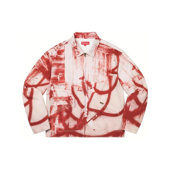 Supreme Week 12 x Christopher Wool Denim Work Jacket