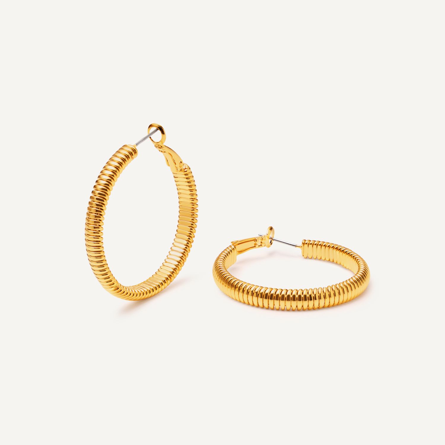 Серьги Plicated Earrings – Gold
