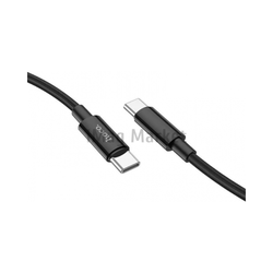 Зарядный кабель Hoco X68, USB-C - Type-C, 5A, 100W, 1 м, черный