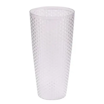 Ваза д/цветов Мозаика люкс Д150мм,В305мм (прозрачный) (комплект 15 шт)