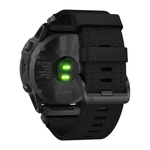 Спортивные часы Garmin tactix Delta Solar Edition, чёрный нейлоновый ремешок, чёрный силиконовый ремешок Безель из стали с DLC-покрытием, дисплей Solar со стеклом Power Sapphire. Нейлоновый ремешок и силиконовый ремешок с классическими застёжками — на зап