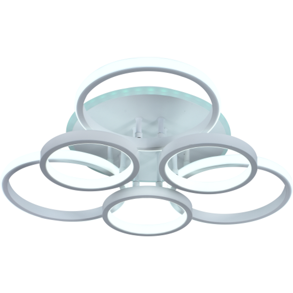 Светильник потолочный светодиодный Rivoli Paula 6088-106 с пультом 138 Вт + 8 Вт 4000К - 6000К LED модерн | Интерьерные светодиодные светильники