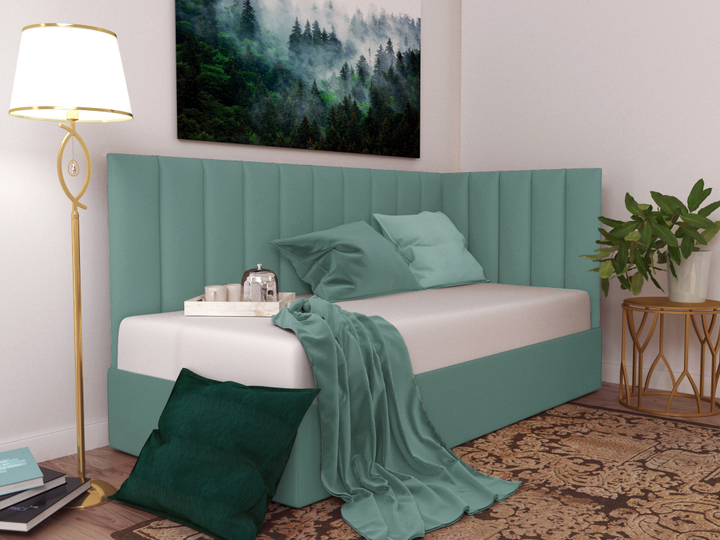 Мягкая кровать с подъемным механизмом Тахта Лайн, 120х190