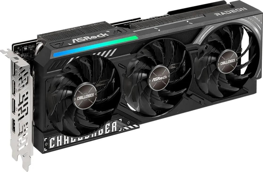 Видеокарта ASRock AMD  Radeon RX 9070XT RX9070XT CL 16G 16ГБ Challenger, GDDR6, Ret