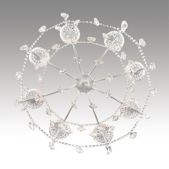 8189/8 CLASSI LN25 23 белый, металл/хрусталь Люстра E14 8*40W 220V SNOW