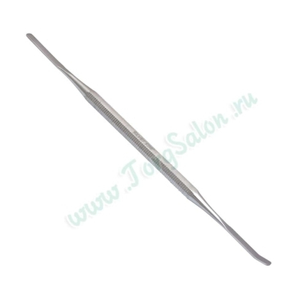 Шабер для маникюра (прямая узкая и изогнутая узкая лопатка), AT-913, Silver Star