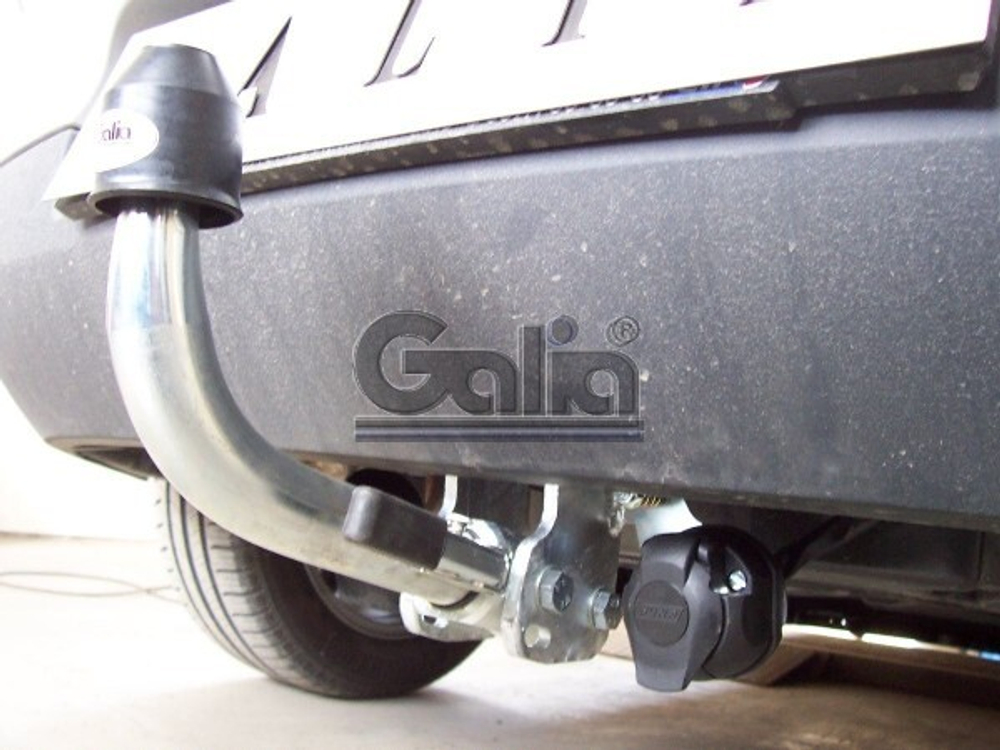 Фаркоп оцинкованный Galia R087A для Renault Megane III хетчбек 5 дверей 2008-2016, Renault Scenic III 2010-2016(паспорт и сертификат в комплекте)(без электрики)