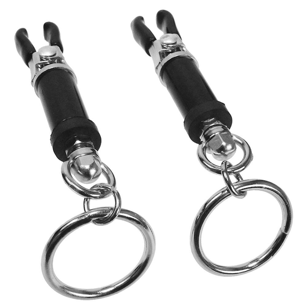 Медные зажимы для сосков Amulet (Цвет: серебро)