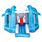 Батут для дачи "Царство дельфинов"  4,0*3,4*2,1м